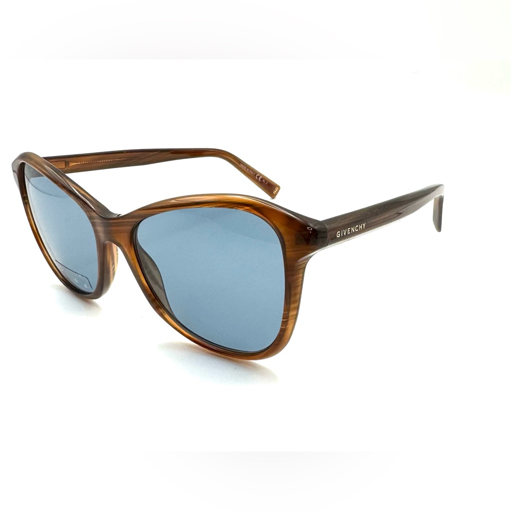 Givenchy Amber Sunglasses With Azure Lenses
